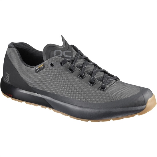 Salomon Acro Men's Hiking Shoes Grey / Black | YPIVQB-476