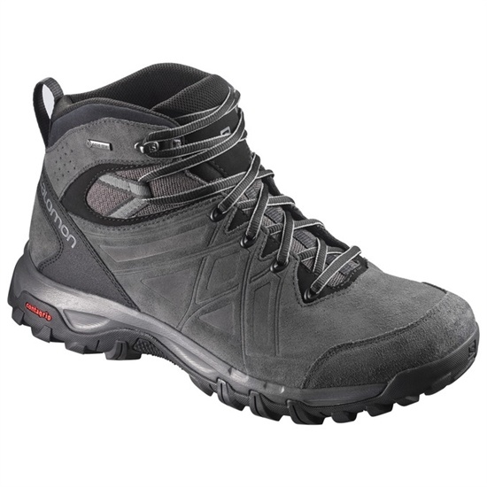 Salomon Evasion 2 Mid Ltr Gtx Men's Hiking Shoes Black | TIBZFH-805