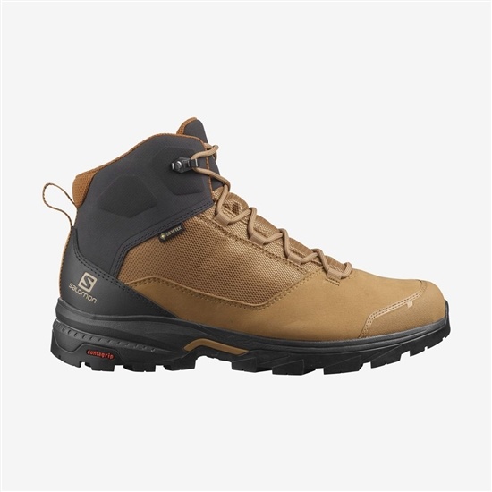 Salomon Outward Gore-tex Men's Hiking Boots Brown | CIHMWS-170