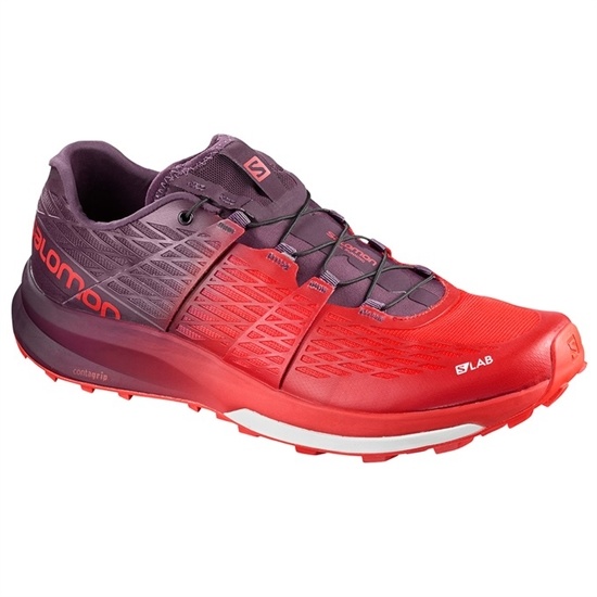 Salomon S/Lab Ultra Men's Trail Running Shoes Red / Purple | ENZAVW-382