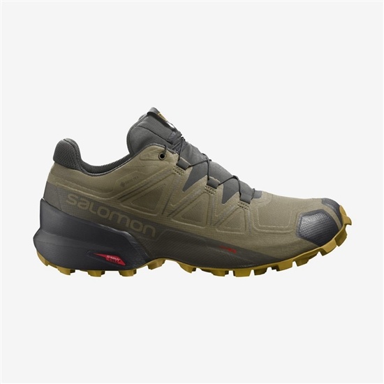 Salomon Speedcross 5 Gore-tex Men's Trail Running Shoes Brown | JECZNQ-201