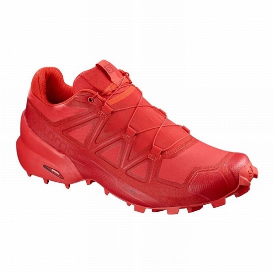 Salomon Speedcross 5 Men's Trail Running Shoes Red | AVNOST-183