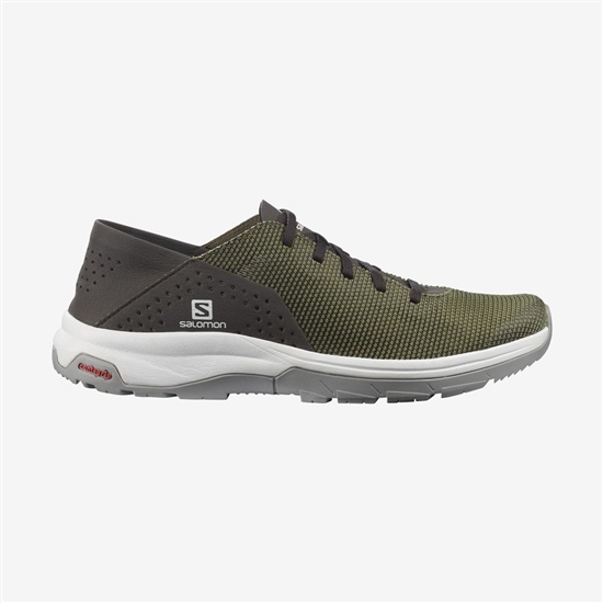 Salomon Tech Lite Men's Hiking Shoes Olive Green | PZMOGW-315