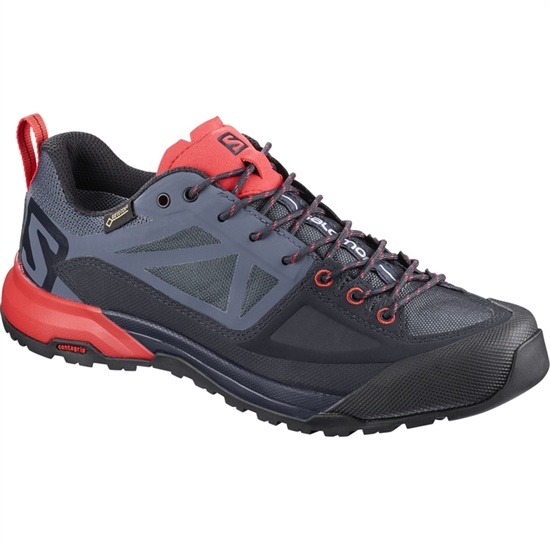 Salomon X Alp Spry Gtx W Men's Hiking Boots Black / Coral | PTIQFN-365