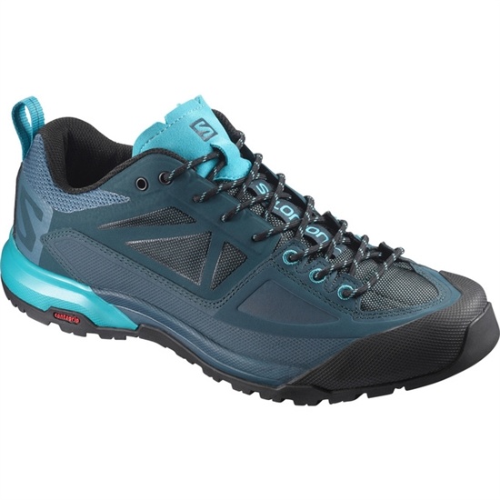 Salomon X Alp Spry W Men's Hiking Boots Deep Blue / Black | CLKPMV-706