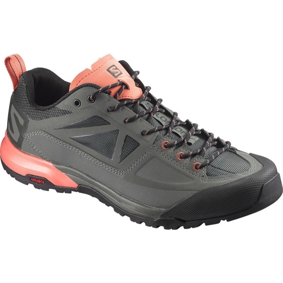 Salomon X Alp Spry W Men's Hiking Boots Coral Grey Black | RPDZQH-521