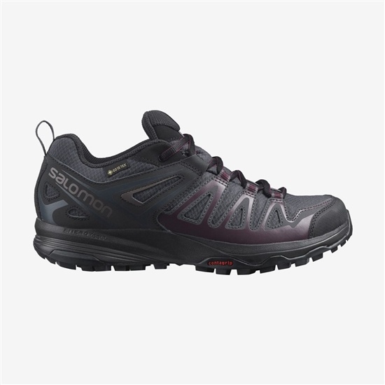 Salomon X Crest Gore-tex Women's Hiking Shoes Black | ZFHYMV-359