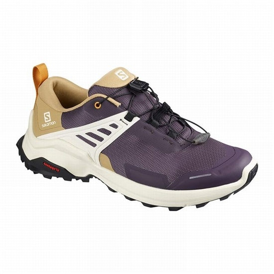Salomon X Raise Women's Hiking Shoes Purple | KFMQSO-521