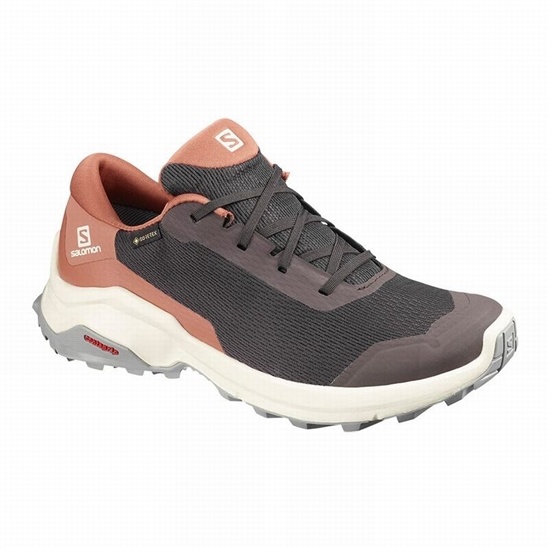Salomon X Reveal Gore-tex Women's Hiking Shoes Chocolate | HSJIFA-619