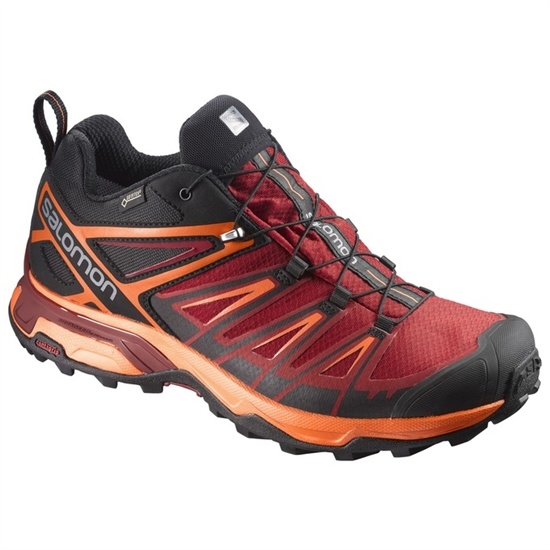 Salomon X Ultra 3 Gtx Men's Hiking Shoes Red / Orange | HJZWCQ-791