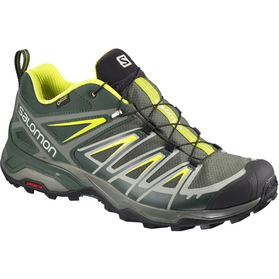 Salomon X Ultra 3 Gtx Men's Hiking Shoes Olive / Black | LFMPID-694