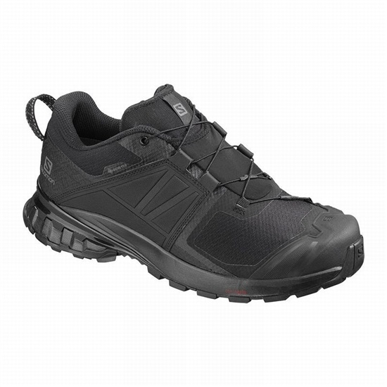 Salomon Xa Wild Gore-tex Men's Trail Running Shoes Black | GQXMHO-302