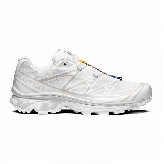 Salomon Xt-6 Men's Trail Running Shoes White | PNEHGB-396